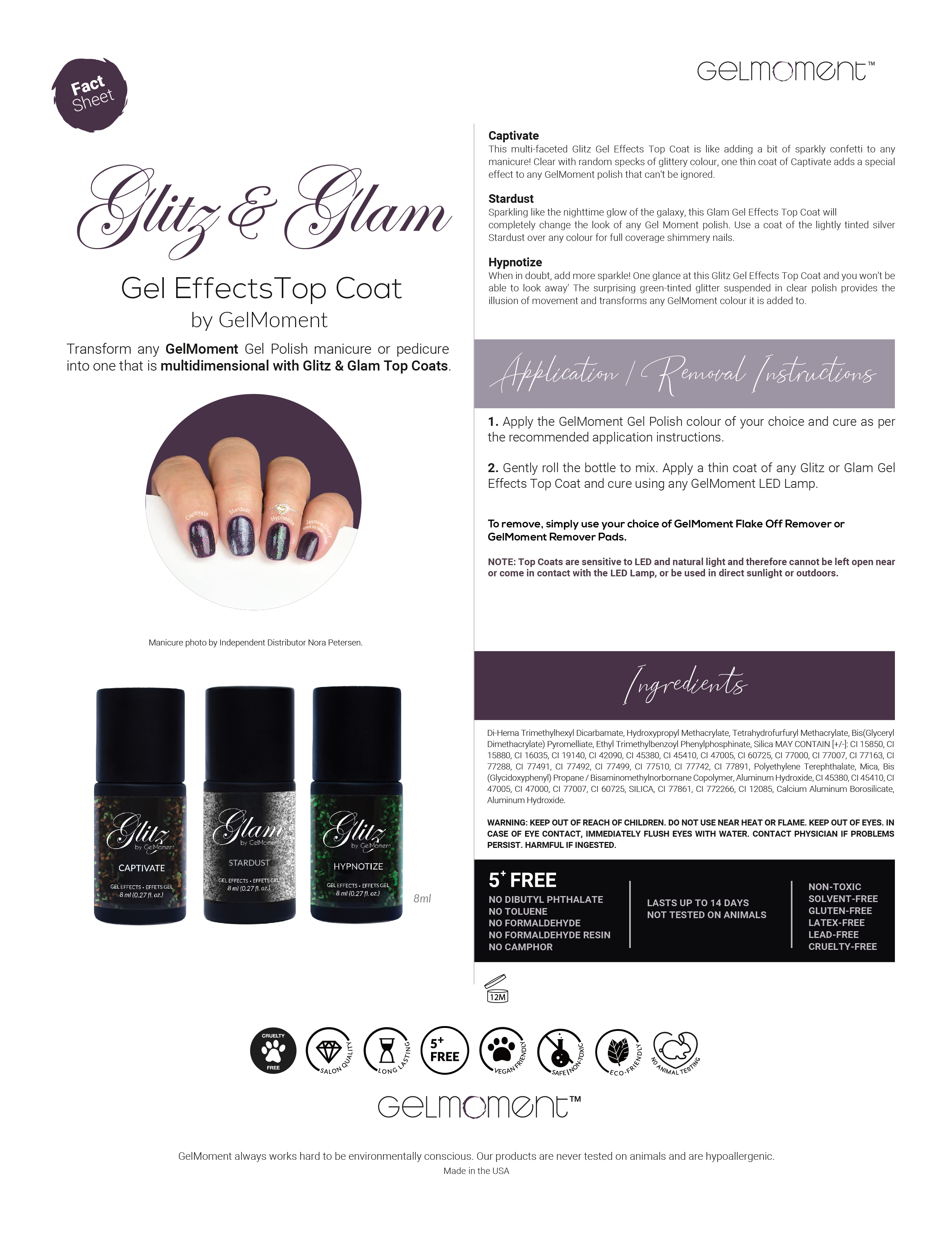 Gel Effects Top Coats